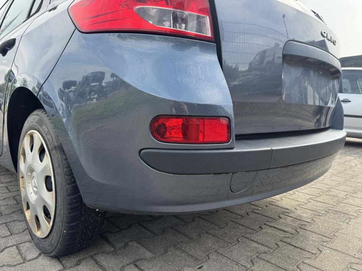 Renault Clio 3 Grandtour original Sto&szlig;stange Stossf&auml;nger hinten TEJ47 Bleu gris Kombi Bj.2009